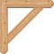 Ekena Millwork Traditional Craftsman Smooth Bracket w/ Offset Brace, Western Red Cedar, 5 1/2"W x 26"D x 26"H BKT0604X26X26TRA04SWR - alternate 4